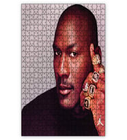 Cakapuzzle Michael Jordan ve Yüzükleri Puzzle Yapboz MDF (Ahşap) (500 Parça)
