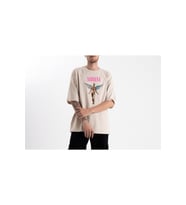Unisex Oversize Nirvana Tshirt (Taş)