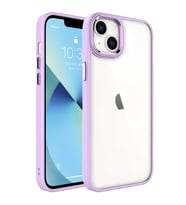Apple iPhone 14 Kılıf Zore Krom Kılıf (Lila)