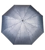 Umbrella Şemsiye Su Damlası Temalı (Gri)