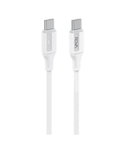 Rova KB203 Type-C To Type-C Hızlı Şarj Kablosu - KVK Teknik Servis Garantili (Beyaz)