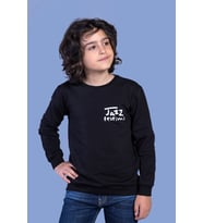 Toontoy Erkek Çocuk Baskılı Sweatshirt (Siyah)