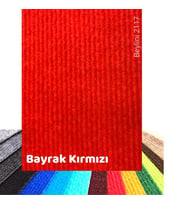 BEYLİNİ Halıfleks Zemin Yer Kaplama 3 mm Kalınlığında Rip Halı Duvardan Duvara Halıflex Organizasyon Davet (Kırmızı)