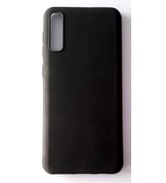 Samsung Galaxy A50/A30s Ruber Case Yumuşak Slikon Kılıf (Siyah)