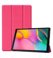 Apple iPad 10.2 smart Cover Standlı 1-1 Kılıf (Pembe)
