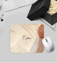 Hediye Kutusunda Kişiye Özel Mouse Pad (Bej)