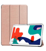 Huawei Mate Pad 10.4 Zore Smart Cover Standlı 1-1 Tablet Kılıf (Rose)