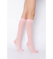 DoReMi Micro 40 Mat Dizaltı Çorap Risus (Pembe)