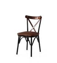 Bahar Mutfak Bahçe Cafe Sandalyesi 2 Li Set (KAHVE)