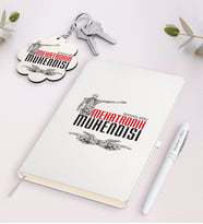 BK Gift Kişiye Özel Mekatronik Mühendisi Siyah Defter Kalem Ve Anahtarlık Hediye Seti (Model 2)