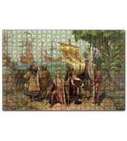 Cakapuzzle Christopher Columbus Ve Kaşifler  Puzzle Yapboz MDF (Ahşap) (1000 Parça)