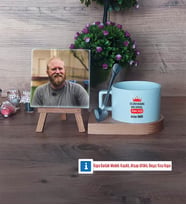 Amcaya Hediye Fotoğraflı Dekoratif Taş, Kupa Bardak Beyaz HediyeBabalar Günü Hediyesi (Model 8)