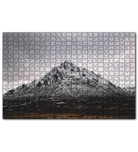 Cakapuzzle Karlı Dağ Zirvesi  Puzzle Yapboz MDF (Ahşap) (1000 Parça)