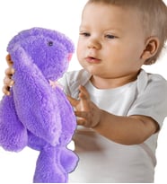 Uyku Arkadaşım PAPYONLU Uzun Kulak Bunny Peluş Tavşan 65 cm (Lila)