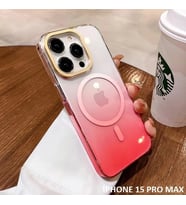 İphone 15 Pro Max Pixel Sert Magsafe Uyumlu Telefon Kılıfı (Yeşil)