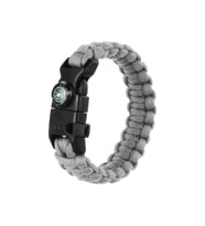 Grand Wolf GWFPBK - 4 Fonksiyonlu Paracord Bileklik (Gri)
