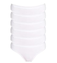 Tutku Kadın Elastan Düz Bikini Külot 6'lı Avantaj Paketi - TKD0715