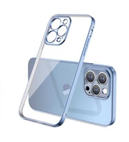 Apple iPhone 13 Pro Kılıf Zore Gbox Renkli Kenar Kılıf (Lacivert)