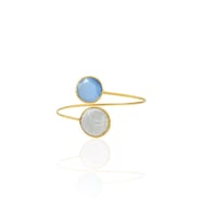 Kadir Jewellery 22 Ayar Altın Kaplama Ayarlanabilir İnci Bilezik (Mercan)