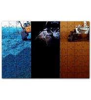 Cakapuzzle Wall-E ile Ay Aracı Kesitleri Puzzle Yapboz MDF (Ahşap) (500 Parça)