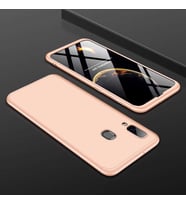 Galaxy A10S Kılıf Zore Ays Full Koruma Kılıf (Gold)