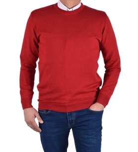 RYM-22920 BİSİKLET YAKA KAZAK (Kırmızı)