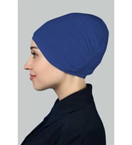 Hazır Pratik Geçmeli Lastikli Tesettür Bone (KOT)