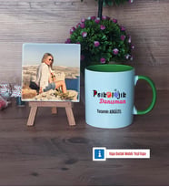 Psikolojik Danışman Fotoğraflı Dekoratif Taş, Kupa Bardak Beyaz Hediye Psikolojik Danışmana Hediye (Model 14)