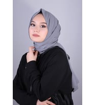 LARİSSA SCARF MEDİNE İPEĞİ ŞAL (Gri)