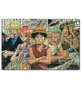 Cakapuzzle Monkey D Luffy Anime Karakterler  Puzzle Yapboz MDF (Ahşap) (1000 Parça)
