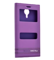 General Mobile 5 Plus Kılıf Elite Kapaklı Kılıf (Mor)