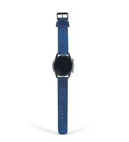 vagave Huawei Watch GT / GT2 / GT2e / GT2pro 46mm Deri Kordon İsme Özel 9 Renk (Mavi)
