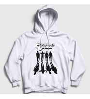 Presmono Unisex Gri Gang Film Otomatik Portakal A Clockwork Orange Kapüşonlu Sweatshirt 242562tt (Beyaz)