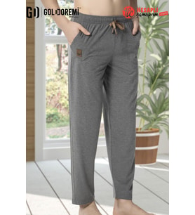 Kly 106 Premium Erkek Pamuklu Likralı Orta Kalın Tek Eşofman/Pantolon/Pijama Altı