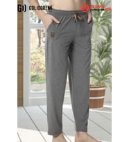 Kly 106 Premium Erkek Pamuklu Likralı Orta Kalın Tek Eşofman/Pantolon/Pijama Altı