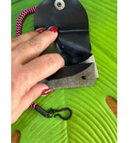 8XX8 CM MİNİ GİYİM ÇANTASI ÇANTA GİYİM AKSESUARI KEMER ÇANTASI (Pembe)