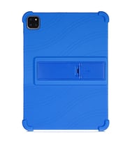 ALLY iPad Air 4 10.9 İnç Standlı Silikon Kılıf (Mavi)