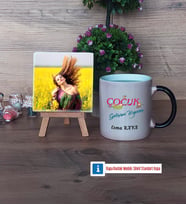 Çocuk Gelişim Uzmanı Fotoğraflı Dekoratif Taş, Kupa Bardak Beyaz Hediye Öğretmenler Günü Hediyesi (Model 9)