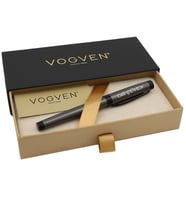 Vogven Marka İsme Özel Mat Premium Roller Kalem - Renk Seçenekli (Füme)