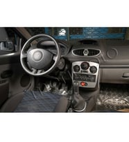 Meriç® Renault Clio 3 Ön Torpido Kaplama Maun 9 Parça 2005-2012 (Alüminyum)