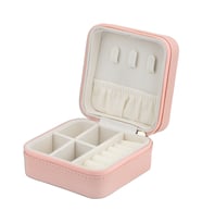 Kişiye Özel Takı Ve Mücevher Çantası (Pembe)