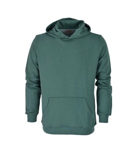 Erkek Kapüşonlu Basic Sweatshirt R2248 BGL-ST03192 (Yeşil)