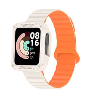 Xiaomi Redmi Mi Watch Lite 1 Kordon Double Color Magnetic Strap 105-BH52 (Turuncu)