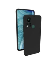 Infinix Hot 11s Kılıf Kamera Korumalı Silikon Rubber Arka Kapak (Siyah)