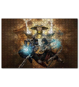 Cakapuzzle Mortal Kombat Raiden Sıfır Altı Akrep Görseli  Puzzle Yapboz MDF (Ahşap) (500 Parça)