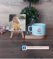 Anestezi Uzmanı Fotoğraflı Dekoratif Taş, Kupa Bardak Beyaz Hediye Anestezi Uzmanına Tıp Bayramı Hediyesi (Model 8)