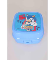 LİSANSLI SONIC 2 KATLI BESLENME KUTUSU / LUNCH BOX (Mavi)