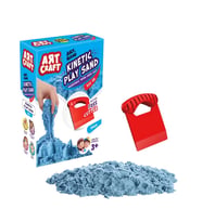 AKSESUARLI KİNETİK OYUN KUMU 500 GR (Mavi)