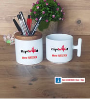 Fizyoterapist Kalemlik, Kupa Bardak T Kişiye Özel Hediye Fizyoterapistler Günü Hediyesi (Model 1)