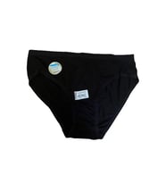 Berrak 12 Adet Bambu Bikini Külot (Siyah)